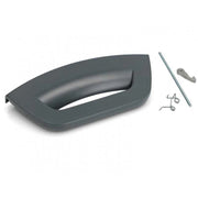 KIT MANIGLIA OBLO GRIGIA PORTA LAVATRICE ARISTON HOTPOINT FUTURA INDESIT - Ariston Indesit