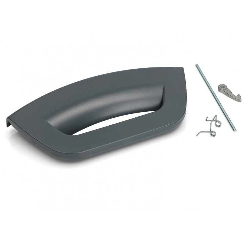 KIT MANIGLIA OBLO GRIGIA PORTA LAVATRICE ARISTON HOTPOINT FUTURA INDESIT - Ariston Indesit