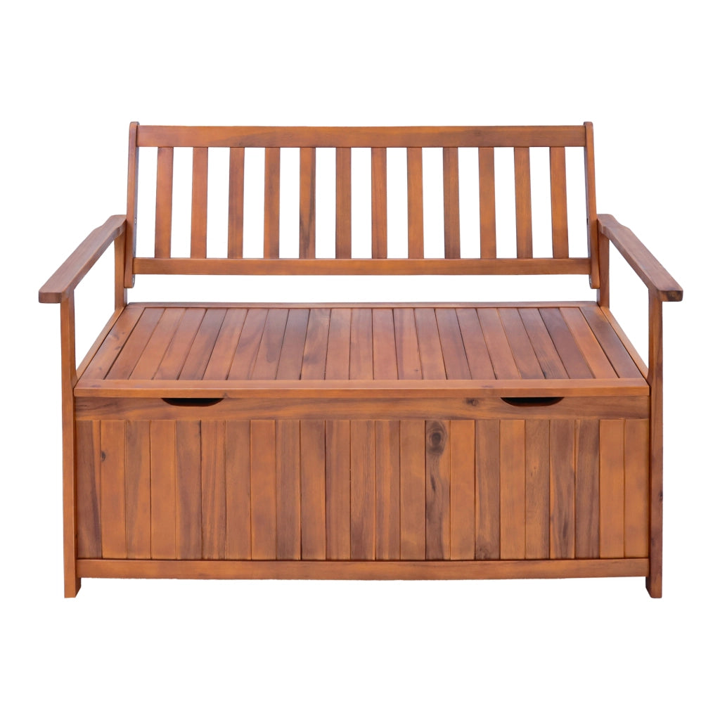 Cassapanca da Giardino Avezzano in Legno di Acacia Certificato FSC® [en.casa]