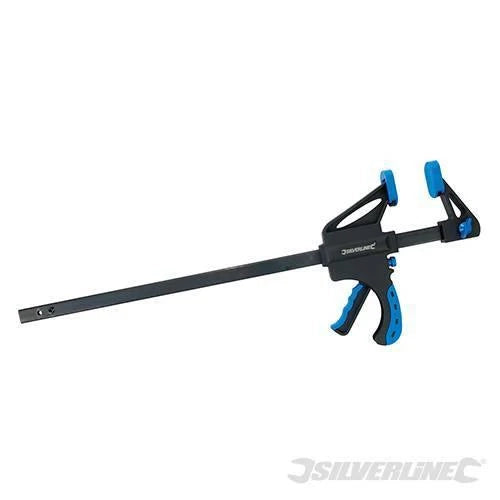 Morsetti rapidi stringenti distanziatori a una mano 4 misure Silverline - 300mm