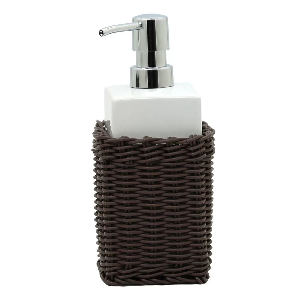 Dispenser in ceramica bianco - serie Fibra