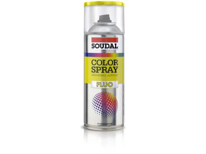 BOMBOLETTA SPRAY FLUORESCENTE SOUDAL 400 ml - Rosa - 6 pezzi- SOUDAL