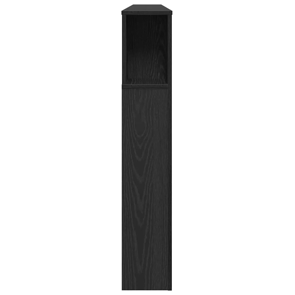 Testata del letto Rovere Nero 180 x 18,5 x 102,5 cm 862089