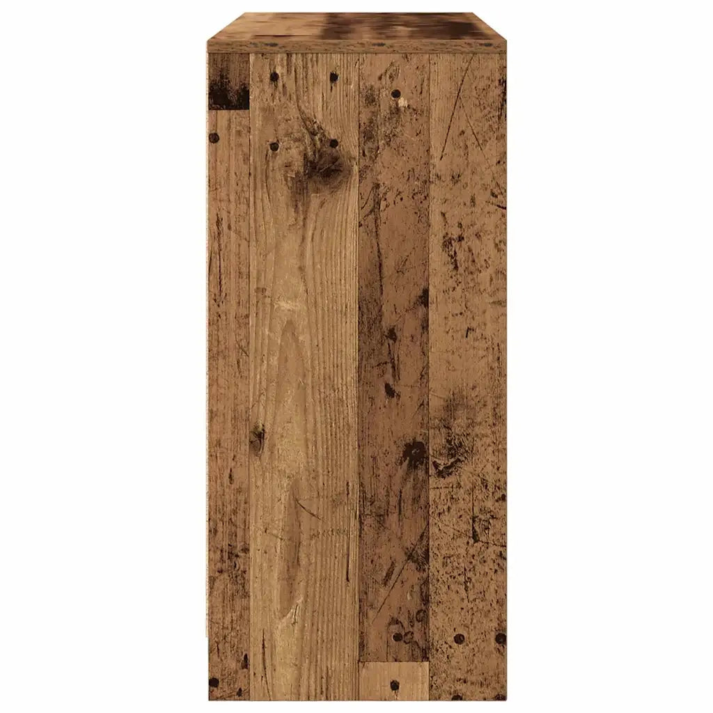 vidaXL Credenza Legno Antico 85x34x76 cm in Legno Multistrato