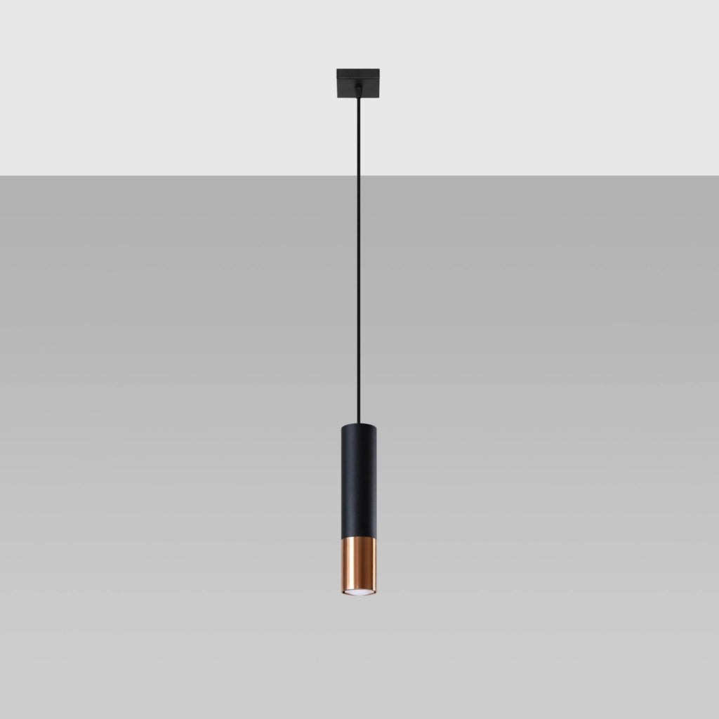 Lampada a sospensione Pure Lume SPIREXEZ 1 nero rame