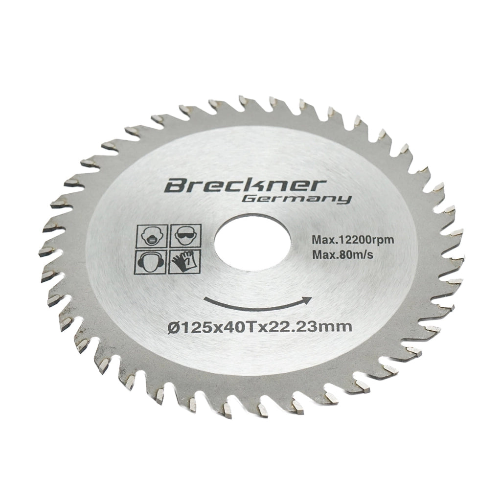 Disco circolare vidia per legno 125x1.2x22.23mm, 40 denti Breckner Germany