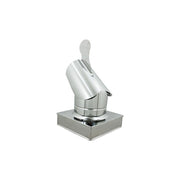 Fumaiolo gallo da 32x42cm in acciaio inox base rettangolare