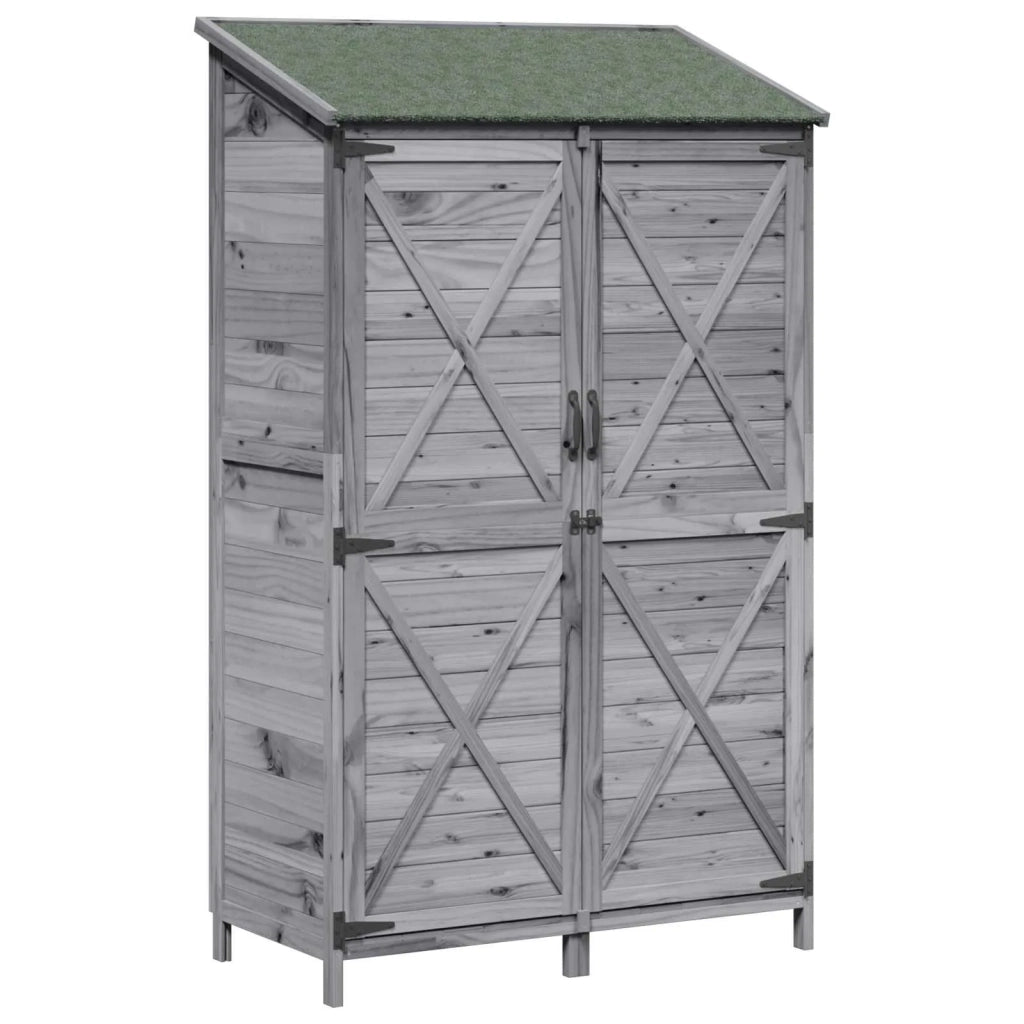 Capanno da Giardino Grigio 106 x 56 x 176,5 cm 42033482