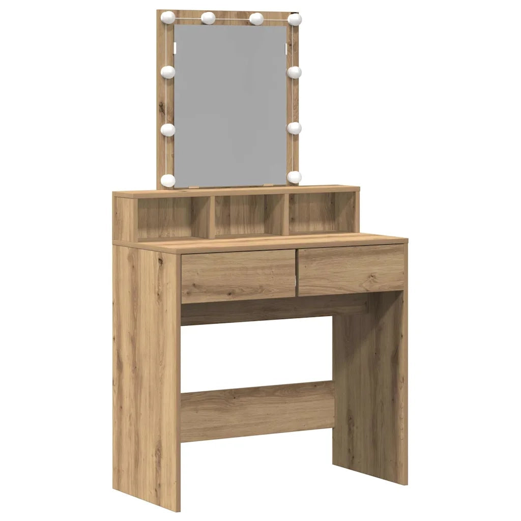Tavolo da Trucco rovere artigianale 80 x 41 x 144.5 cm 862301