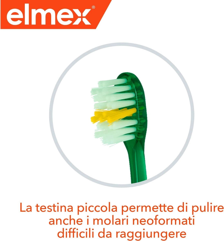 SET 12 ELMEX SPAZZOLINO JUNIOR 6-12 ANNI MORBIDO