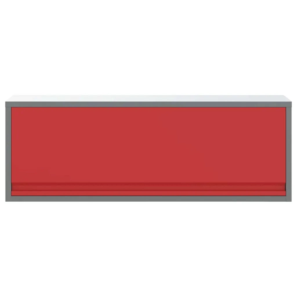 Mobile per attrezzi Rosso e Grigio 100 x 25 x 35 cm CFW7334982