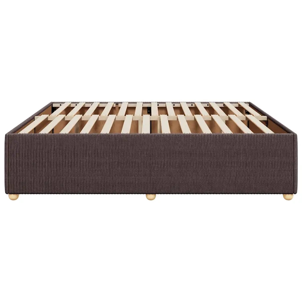 Giroletto senza Materasso Marrone Scuro 180x200 cm Tessuto 3284959