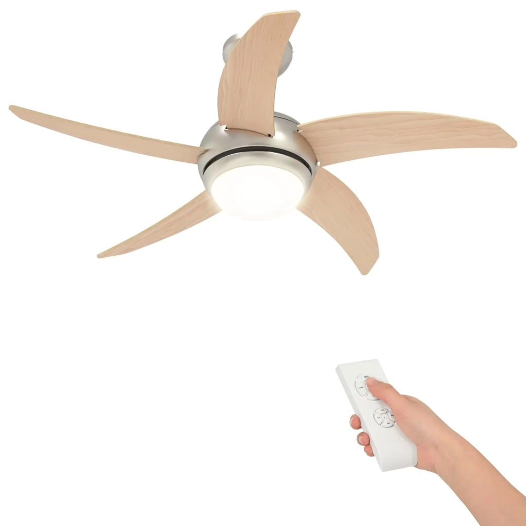 Ventilatore da soffitto con luce e telecomando Ø 110 cm Sonoma 42035655