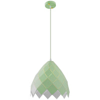 Lampada Da Soffitto Pensile Metallico Verde APP339-1CP