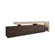 Porta TV in legno "Beliz" - 192 x 37 x 53 cm - Marrone