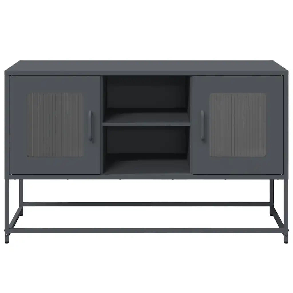 Mobile TV Antracite 100,5x39x60,5 cm in Acciaio 853382