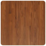 Piano Tavolo Quadrato Marrone Scuro 60x60x1,5cm Rovere Trattato 343016