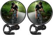 Specchio di retrovisore regolabile per bicicletta e scooter - diametro 7,9 cm - resistente all'acqua - supporto flessibile - dimensioni 3,1 pollici