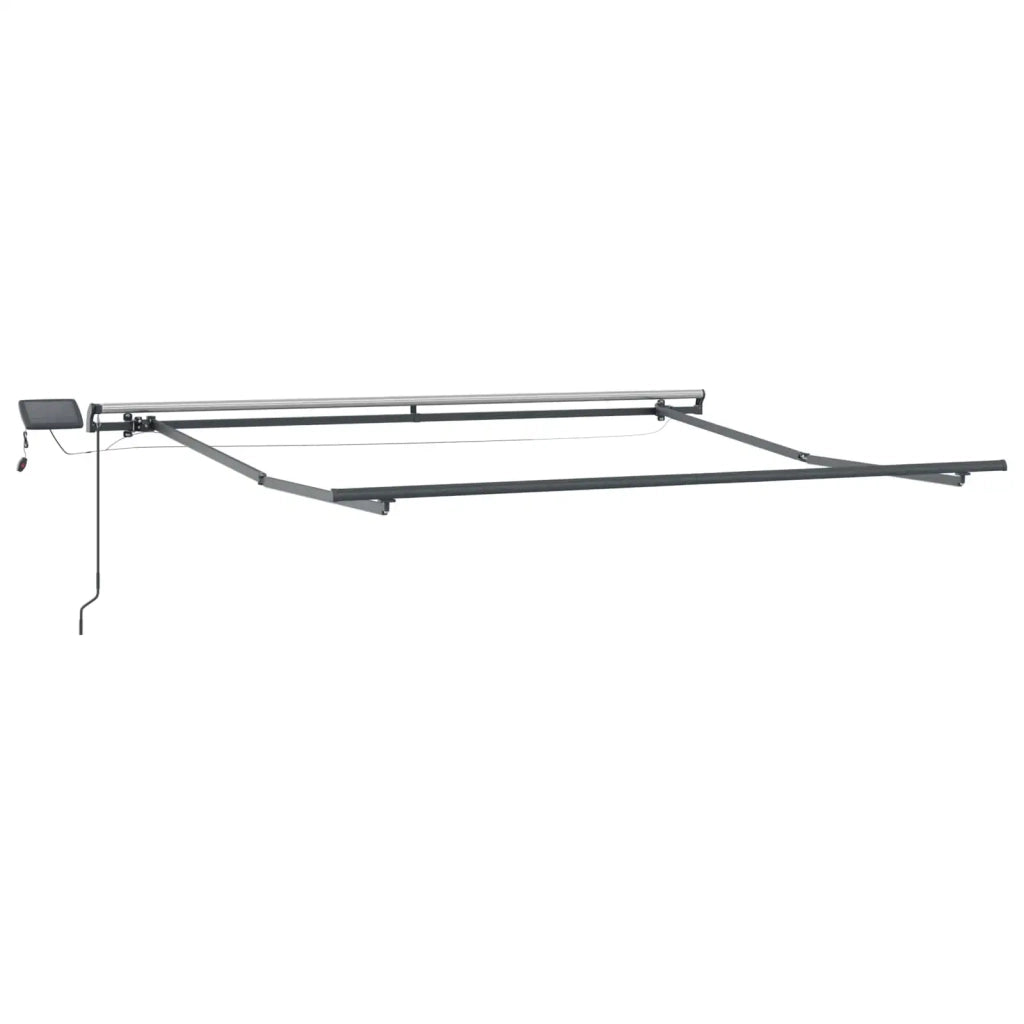 Tenda retrattile Tortora 600 × 300 cm Tessuto e Alluminio 3426488