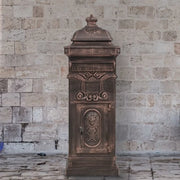 Cassetta della Posta in Alluminio Inossidabile Vintage Bronzo cod mxl 11541