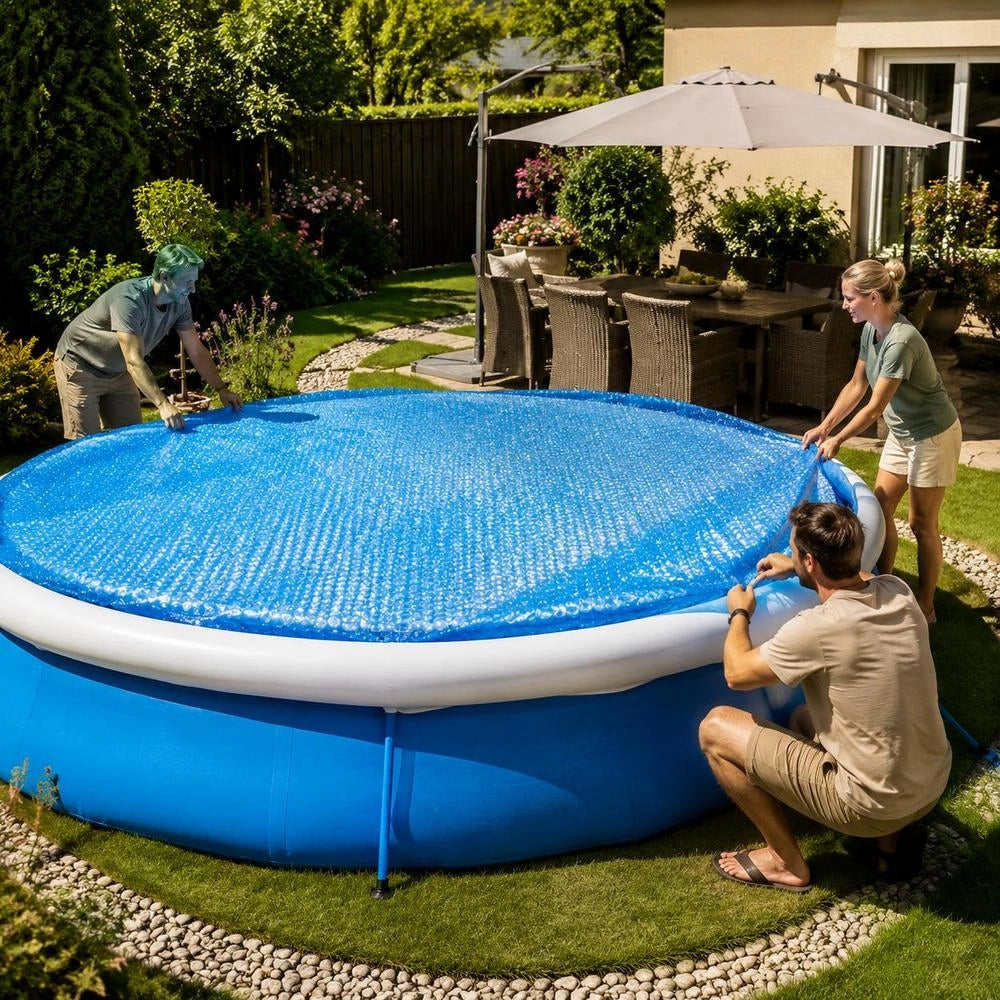 Rectangular Pool Cover 500x300 Cm PE Blue