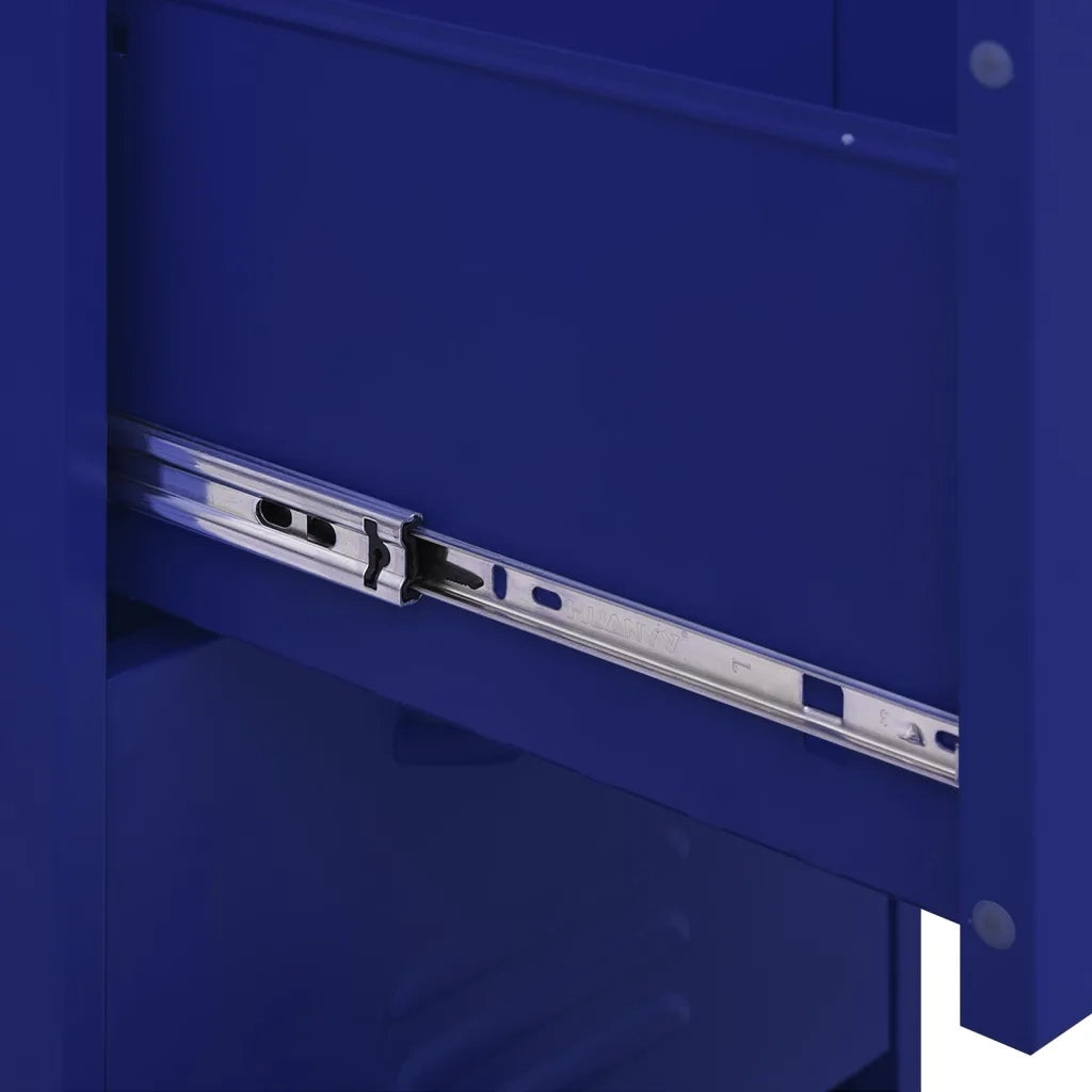 Armadietto Blu Marino 42,5x35x101,5 cm in Acciaio 336181