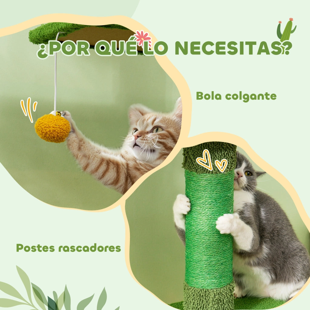 Albero per gatti ¨C zephmum ¨C Verde 230-275 cm