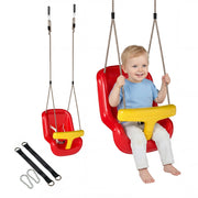 Sedia Dondolo Regolabile per Bambini con Sponde Sicurezza ¨C zephmum ¨C Rosso