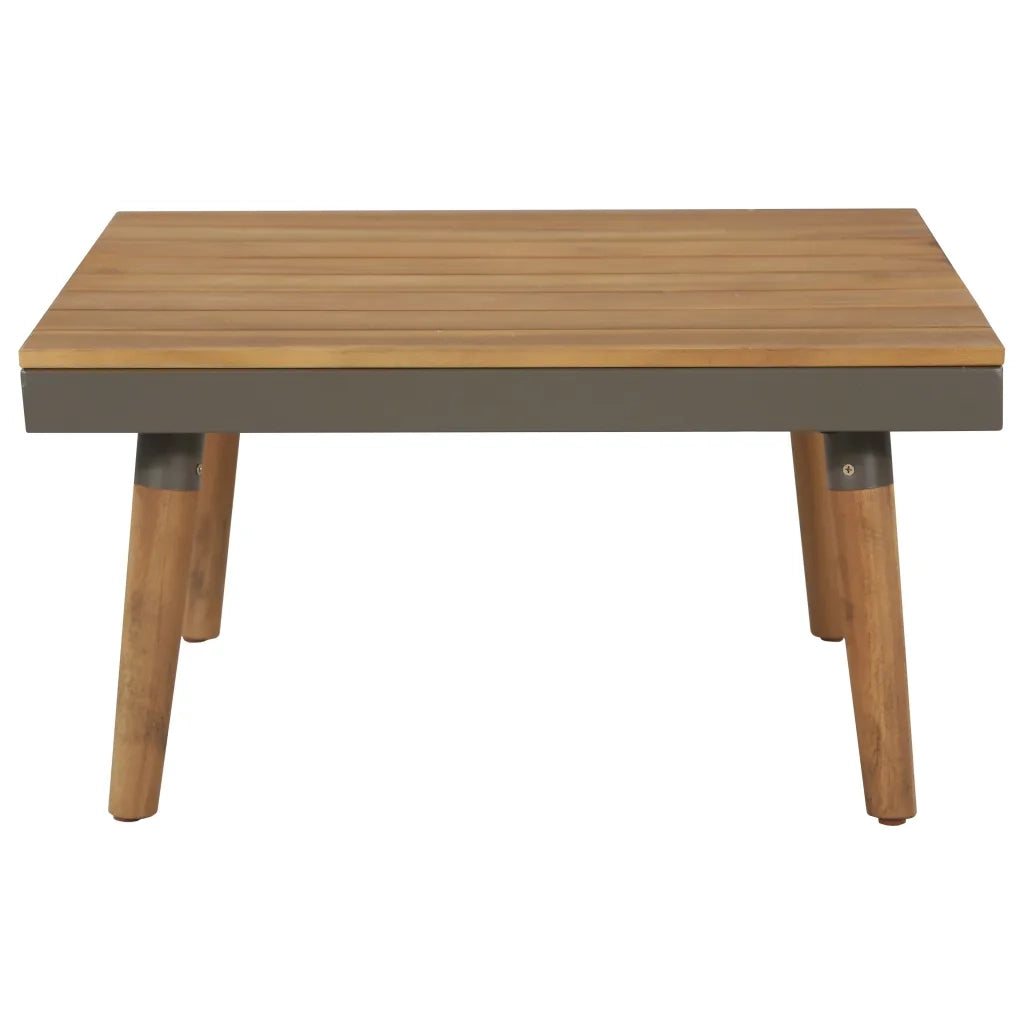 Set Divani da Giardino 4 pz con Cuscini Legno di Acacia Marrone cod mxl 52094
