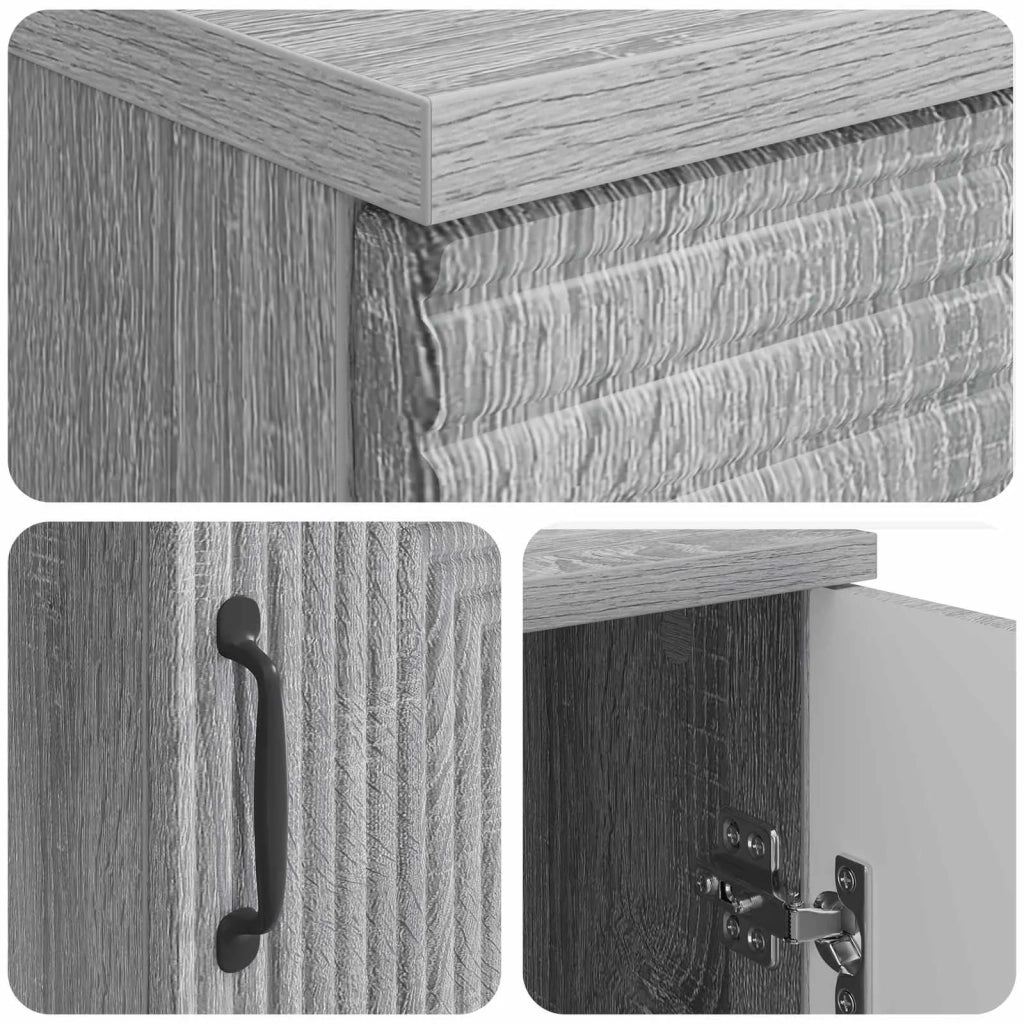 Scrivania Grigio Sonoma 142,5 x 50 x 75 cm Legno ingegnerizzato 3414609