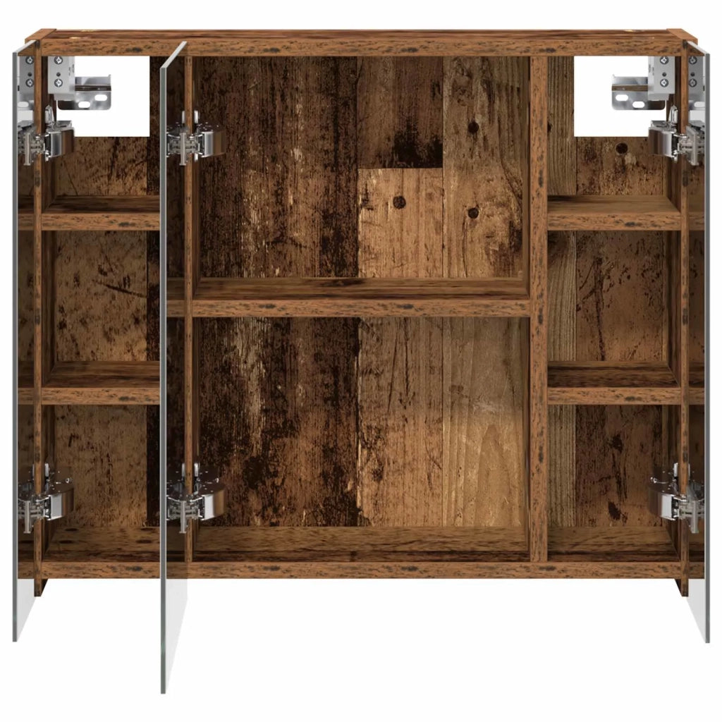 Mobiletto per specchio da bagno Legno vecchio 60 x 14,5 x 50 cm 889077