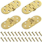 Scharnieri in Massimo 4 pezzi - Massello in Ottone - Duraturo - Scharnieri per Porta - Scharnieri per Tavolo - Scharniere a Cerniera - Resistente alla Corrosione - Scharniere per Porta
