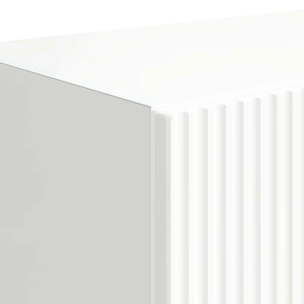 Mobile TV da parete 59,5 x 31 x 100 cm Bianco Lucido