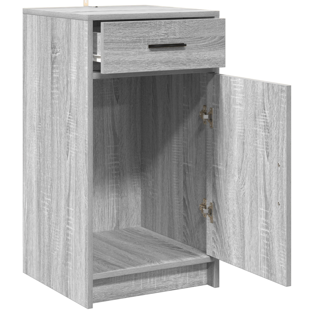 Sideboard vitaXL Grigio Sonoma 40x41x75 cm Legno ingegnerizzato