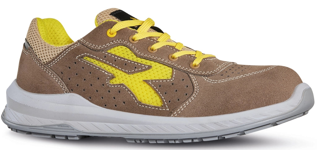 U-Power SCARPE ANTINFORTUNISTICA BASSE S1P SRC ESD REFLEX Col. Beige Mis. 40