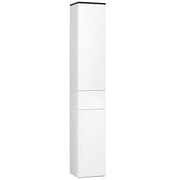 MOBILE BAGNO 2 RIPIANI CHIUSI E UN CASSETTO IN LEGNO 30X28X180 CM BIANCO