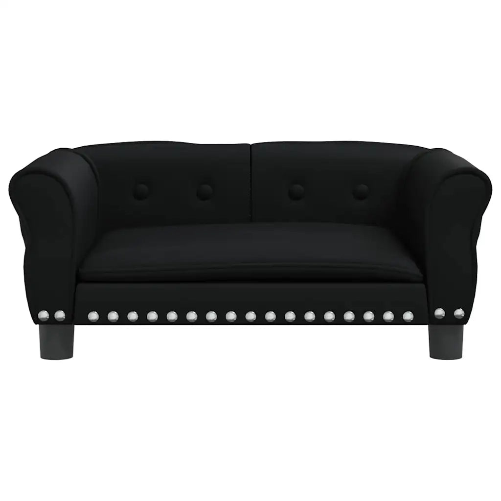 Lettino per Cani Nero 70x45x30 cm in Similpelle CFW1048868