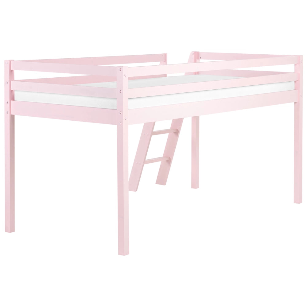 Letto per bambini Rosa in legno di pino UE 90 x 200 cm con telaio a doghe Letto per bambini piccoli