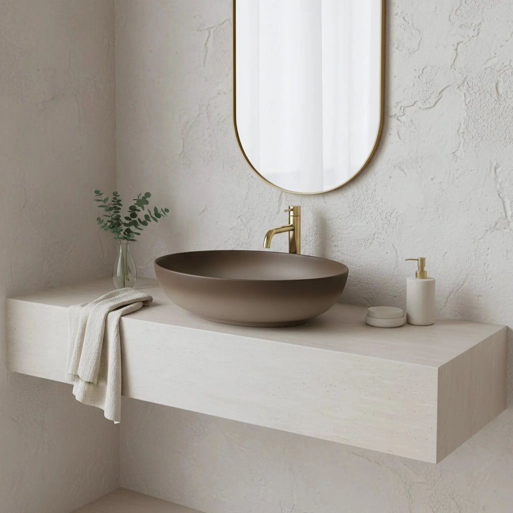 Lavabo Da Appoggio Rea Carola Ombre