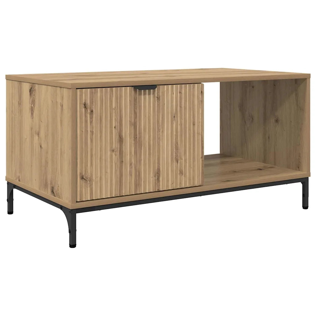 Tavolino da salotto Rovere artigianale 90 x 49 x 46 cm