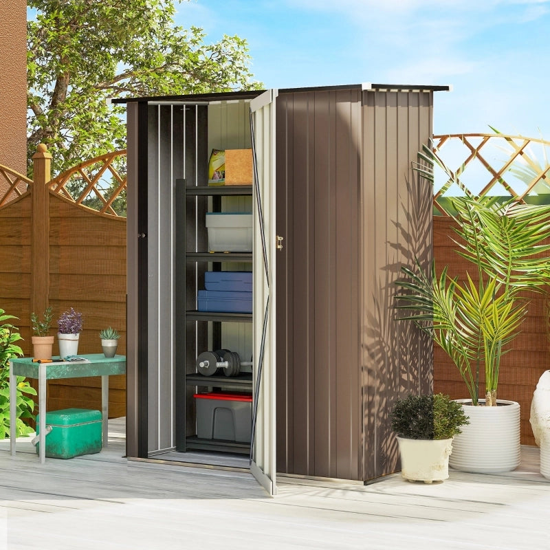 CASA DA GIARDINO 142 x 84 x 189 cm Metallo Marrone