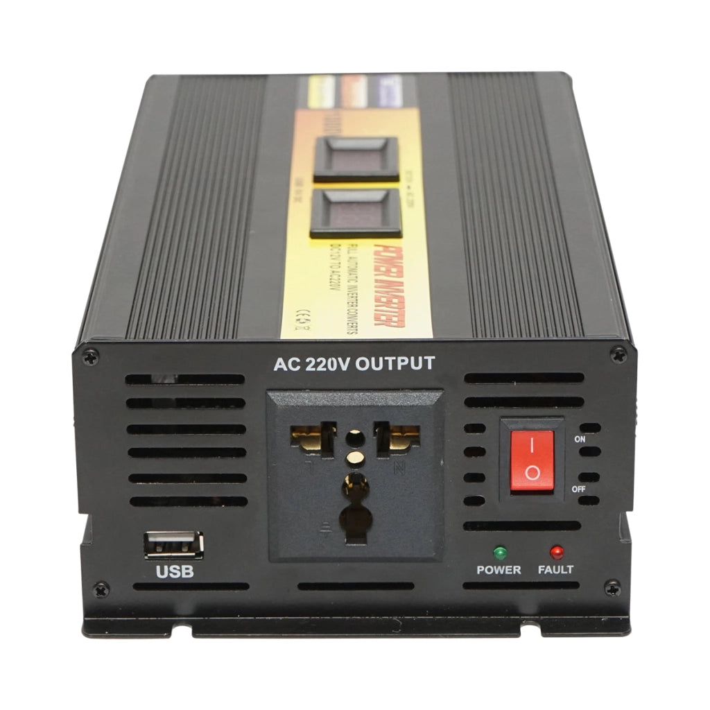 Inverter 12V-220V 1000W LCD con USB