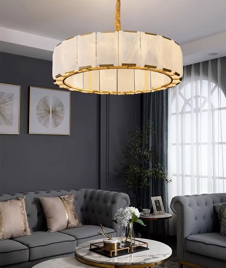 Lampada Da Soffitto APP1797-8CP Brush Gold