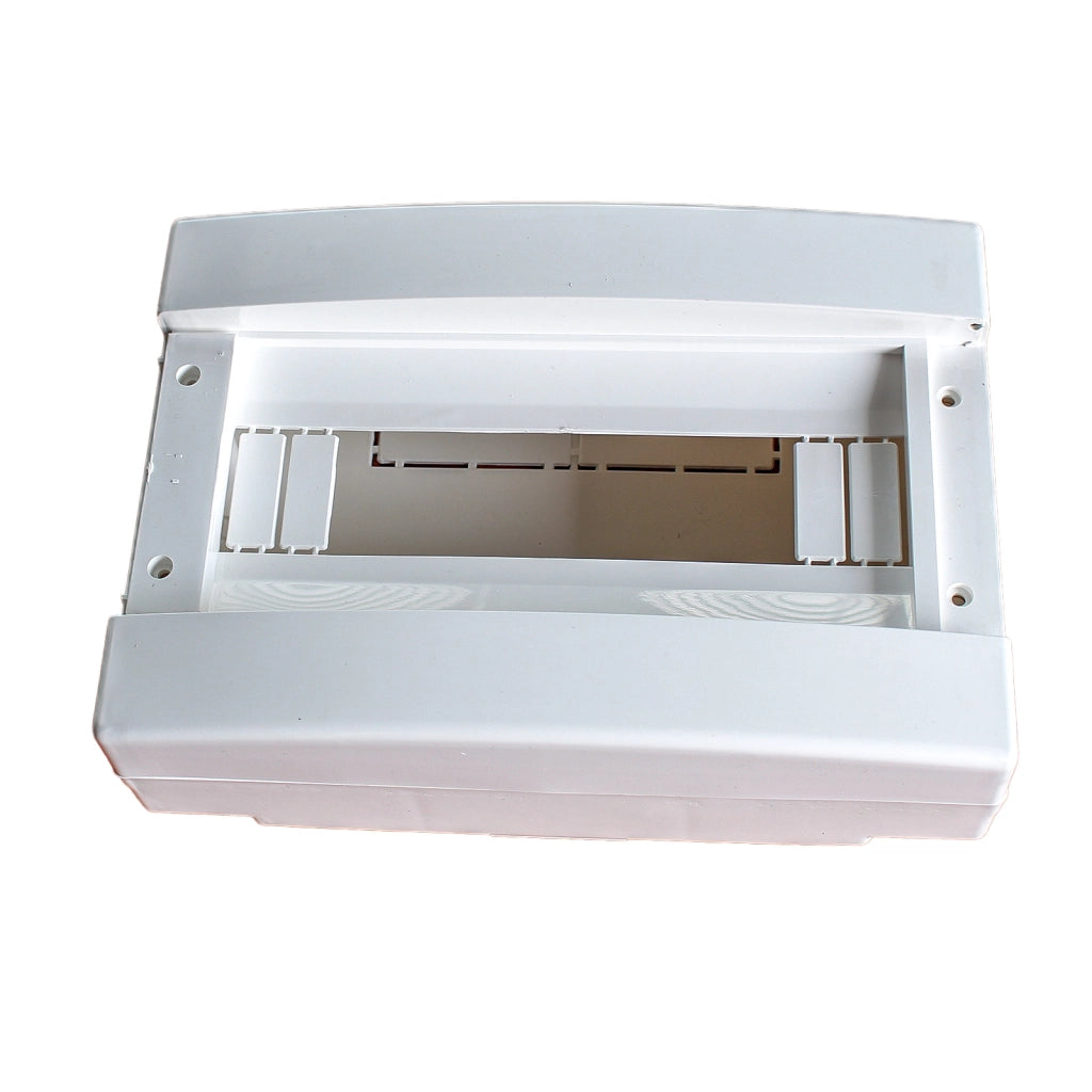 Centralino da parete senza portello 12 moduli, grigio RAL 7035, 1250x215x95 mm, IP40, ideale per installazioni elettriche interne