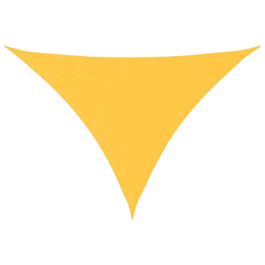 Parasole a Vela Oxford Triangolare 4x5x5 m Giallo 135619