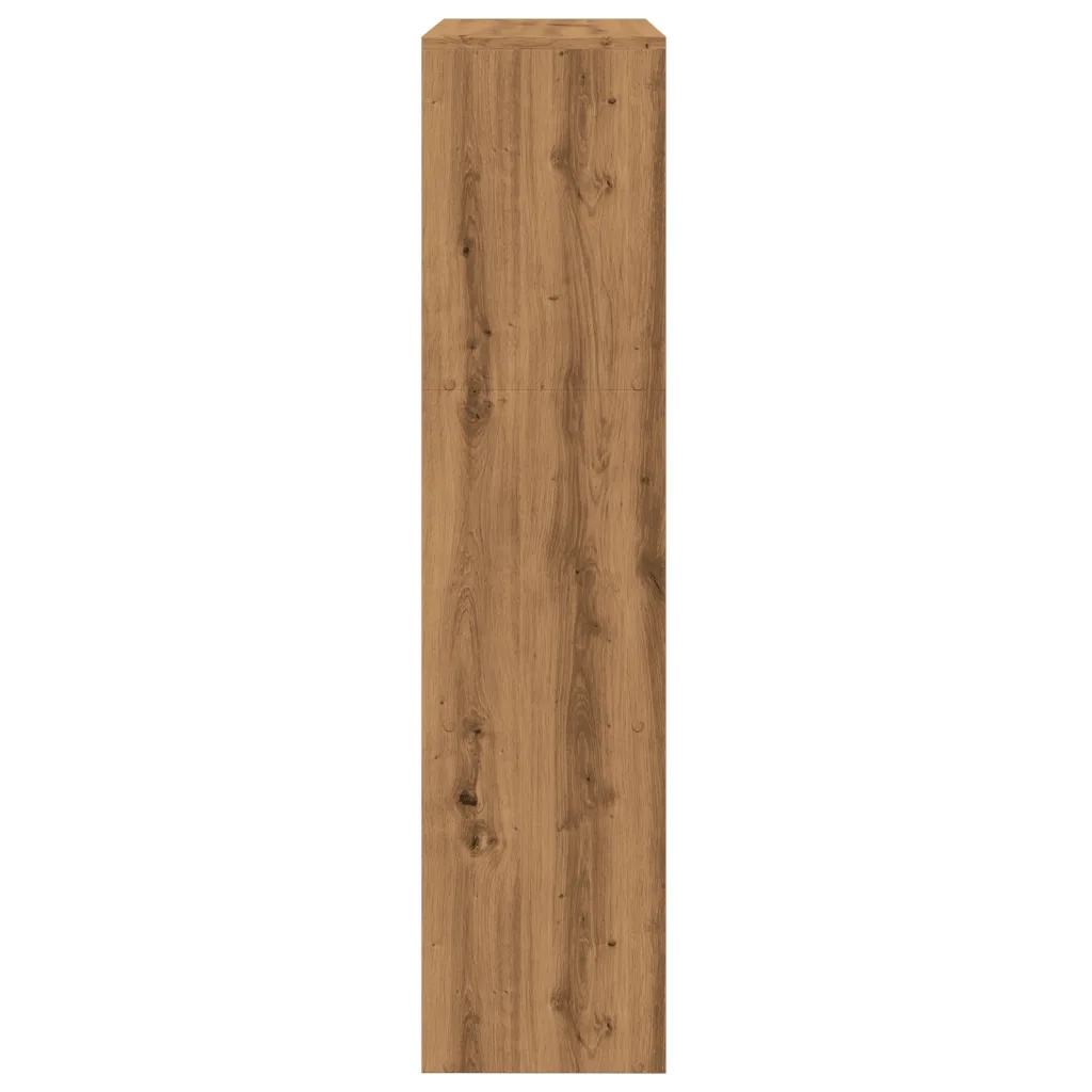 Libreria 3Ripiani Rovere Artigianale 123x29x123cm in Truciolato 857993