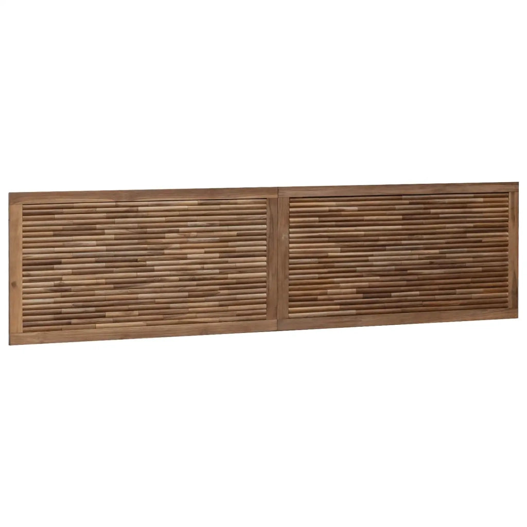 Testiera Naturale Legno di teak solido