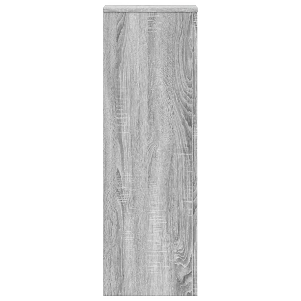Portavasi Sonoma mobile portafiori 33 x 33 x 100 cm legno ingegnerizzato grigio 02_0045176