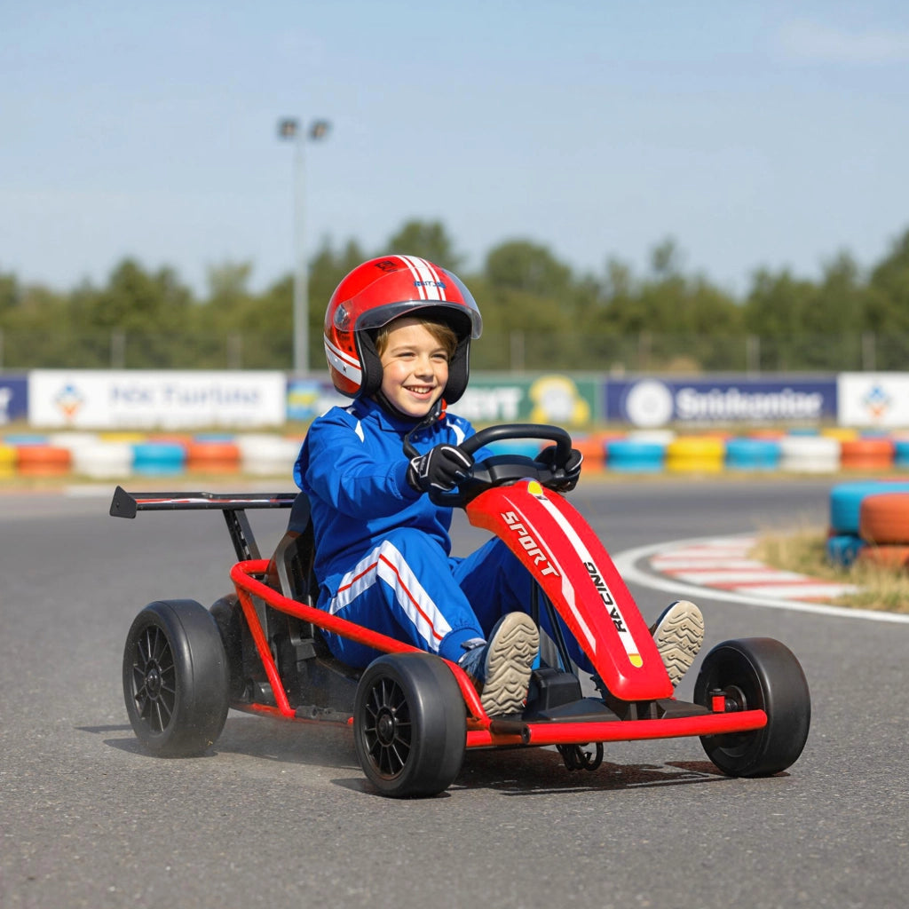 GoKart Elettrico per Bambini ¨C zephmum ¨C Rosso 119x77x54 cm