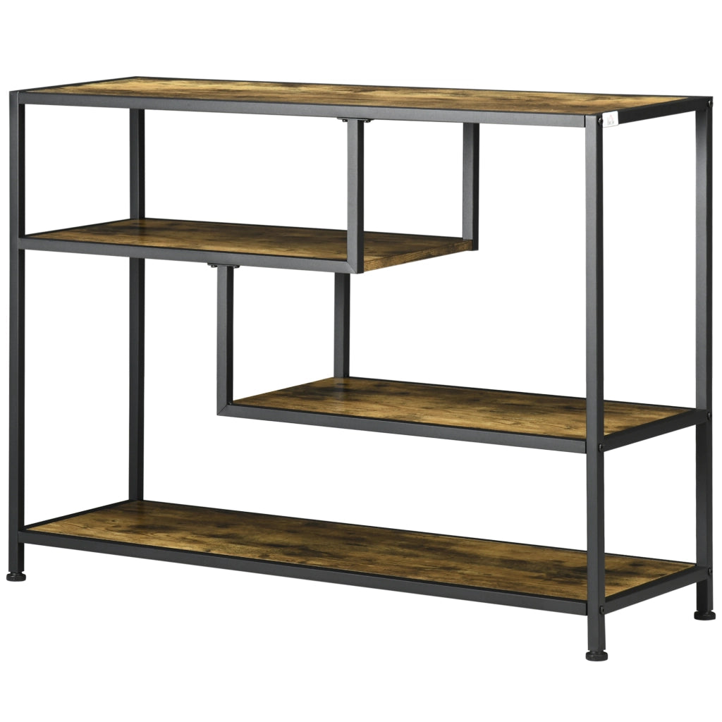 Tavolo console ¨C Zephmum ¨C Legno effetto rovere 99.6x33.6x74 cm